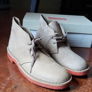 Clarks Originals Desert Boots Taupe Nubuck